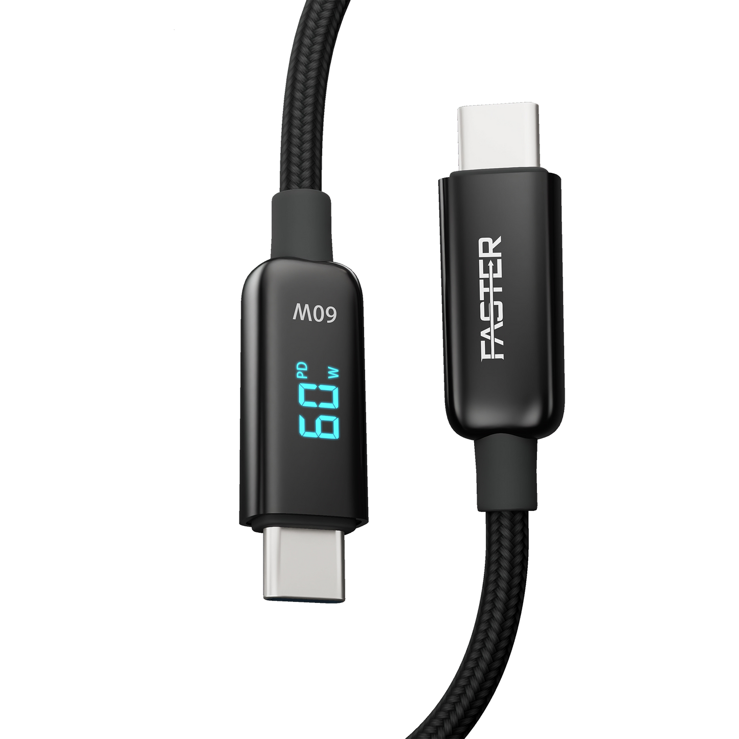 FASTER 60W USB-C TO USB-C DIGITAL DATA CABLE