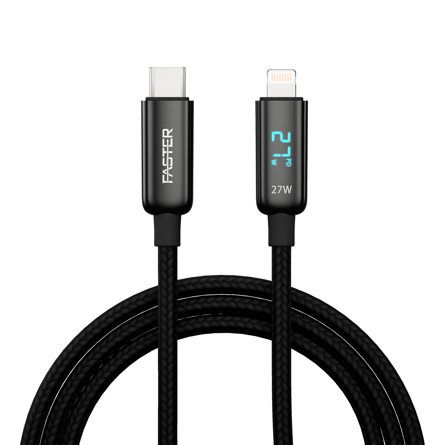 FASTER 27W USB-C TO LIGHTNINGDIGITAL DATA CABLE