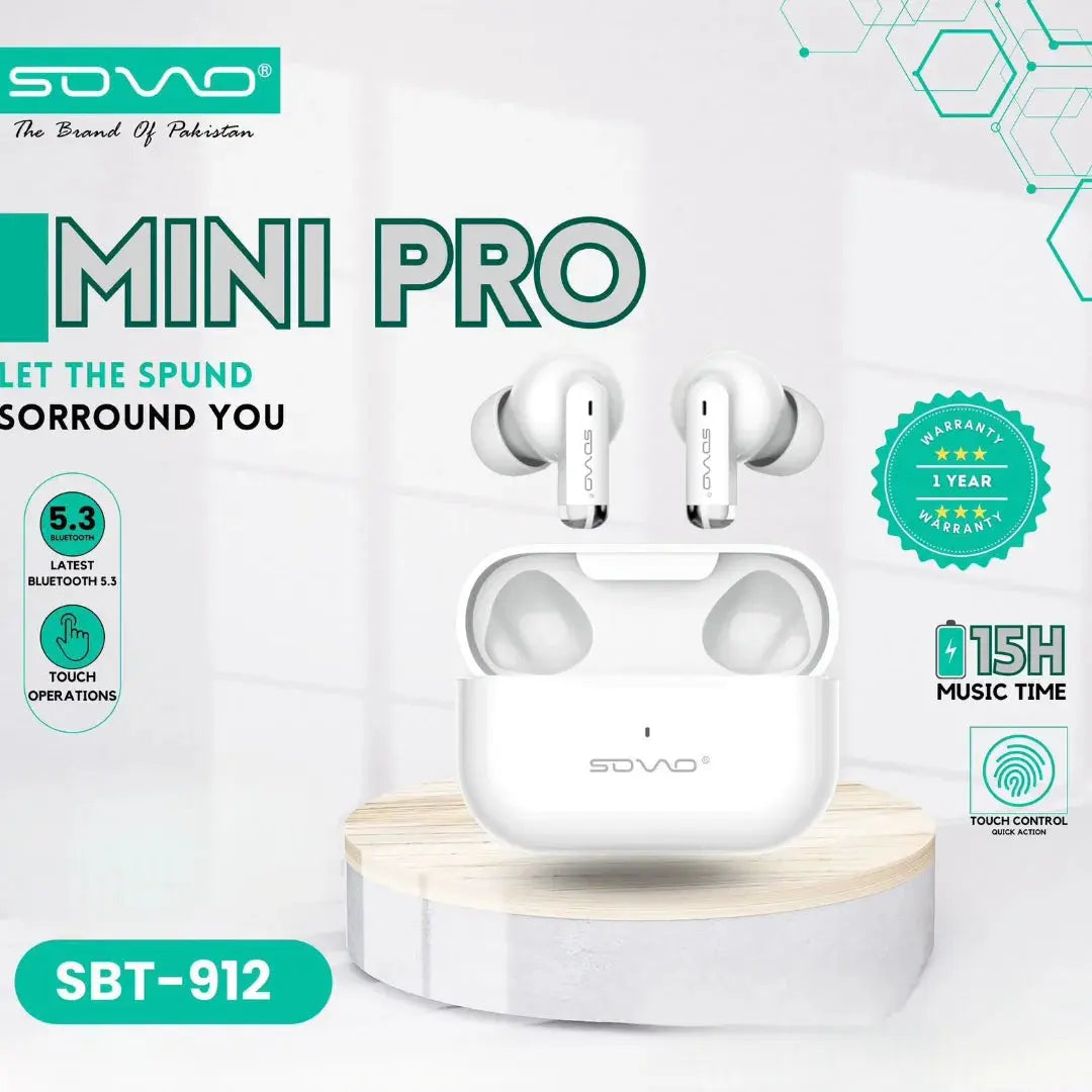 Sovo 912 wirless earbuds mini pro - My Enclave 