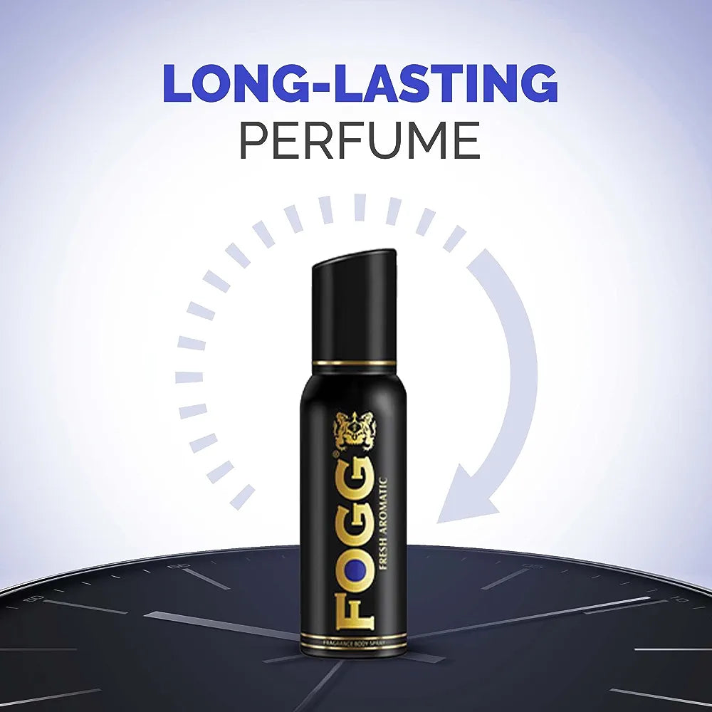 Fogg Fresh Aromatic Premium  Long Lasting Perfume Body Spray, 120 ml - My Enclave 